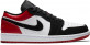 Nike Air Jordan 1 Low черно-белые-красные
