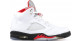 Nike Air Jordan 5 Retro White fire red black