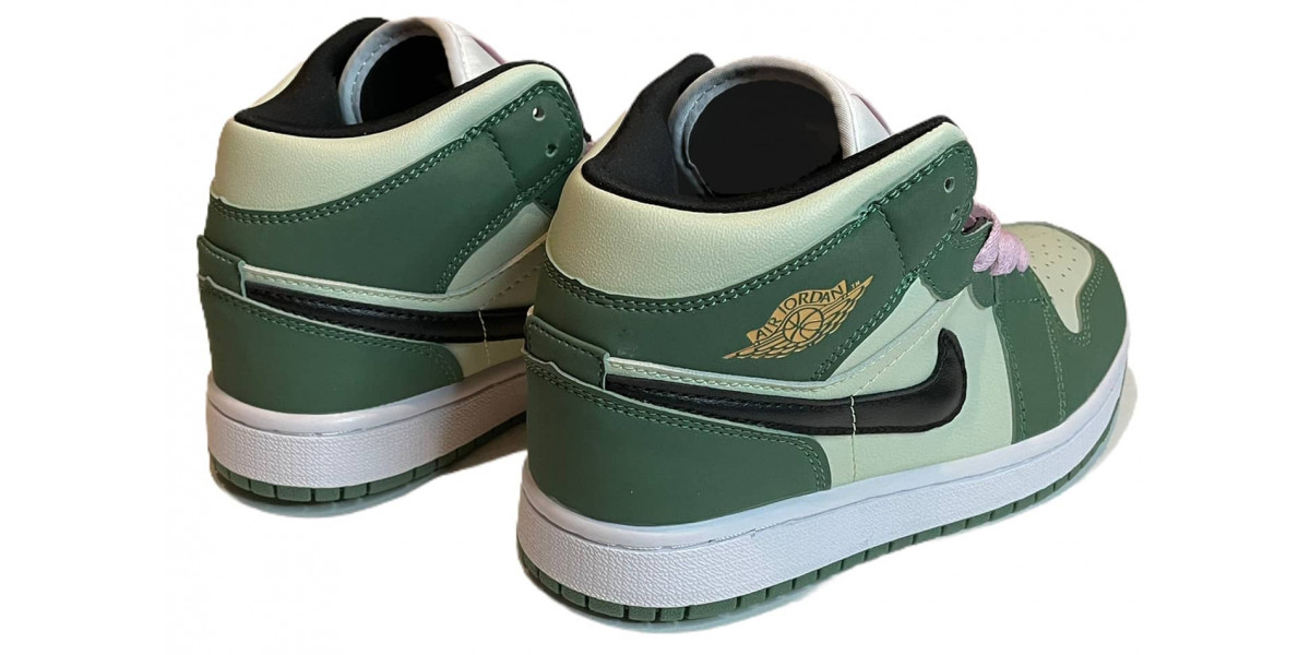 Купить кроссовки Nike Air Jordan 1 Mid SE Dutch Green: цена, отзывы